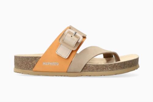 SANDALIA PARA MUJER MEPHISTO MADELINE LIGHT TAUPE
