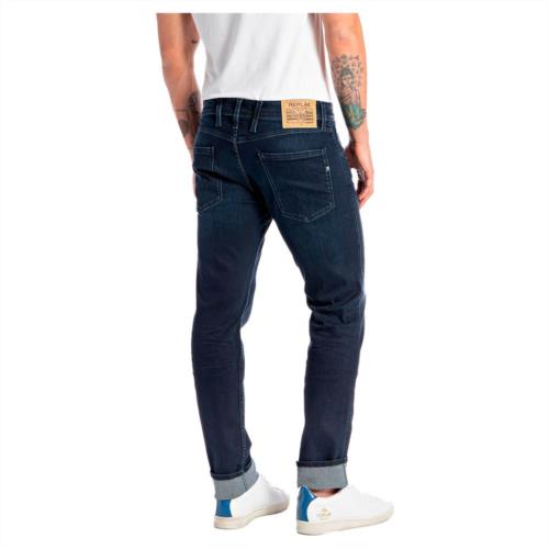 VAQUEROS REPLAY  M914Y DARK INDIGO POWER STRETCH DENIM