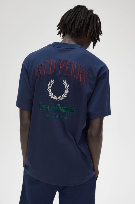 Camiseta bordada PARA HOMBRE FRED PERRY