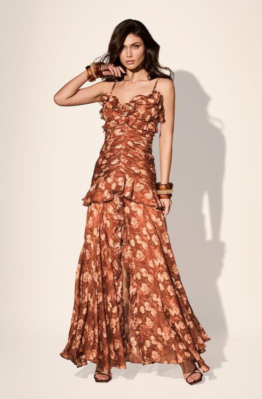 CHOCOLATE BLOSSON DRESS BY FETICHE SUANCES