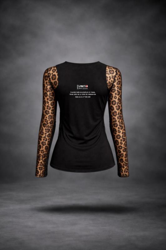 Camiseta de mujer LaSaL NEWS negro