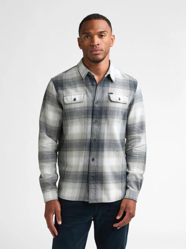 Camisa a cuadros de algodón ironmark