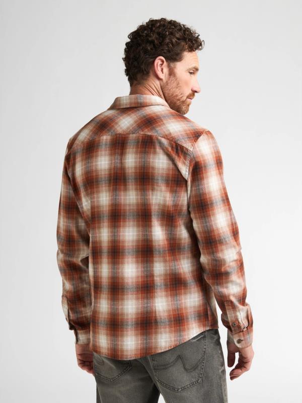Camisa a cuadros de algodón ironmark