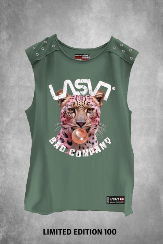 Camiseta de mujer LaSaL BAD ORANGE kaki