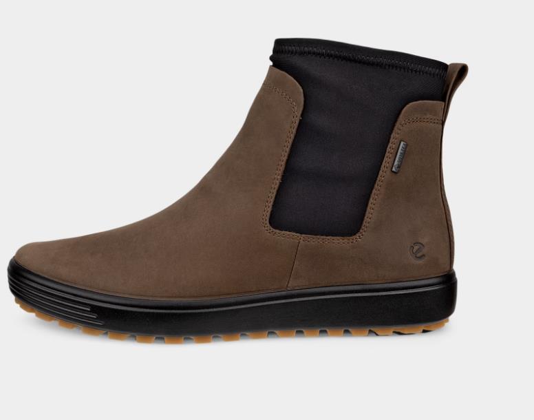 BOTIN GORETEX ECCO MUJER soft 7 Tred Marron