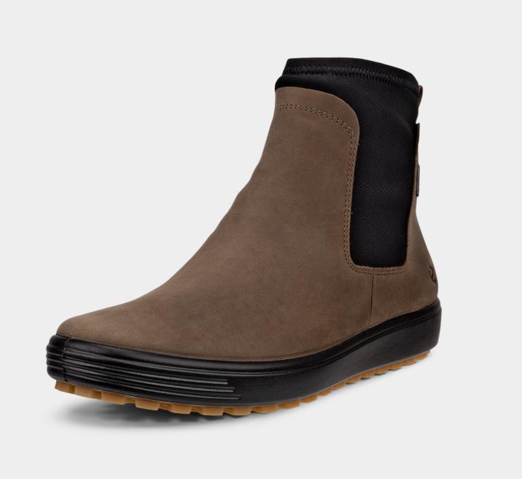 BOTIN GORETEX ECCO MUJER soft 7 Tred Marron