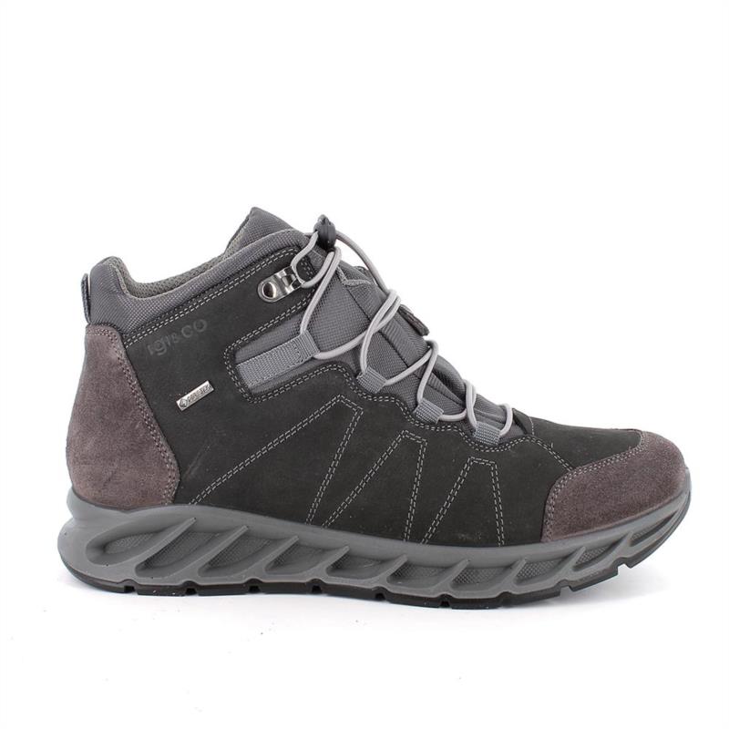 Zapato deportivo con gore-tex para mujer gris con elástico ANTRACITE