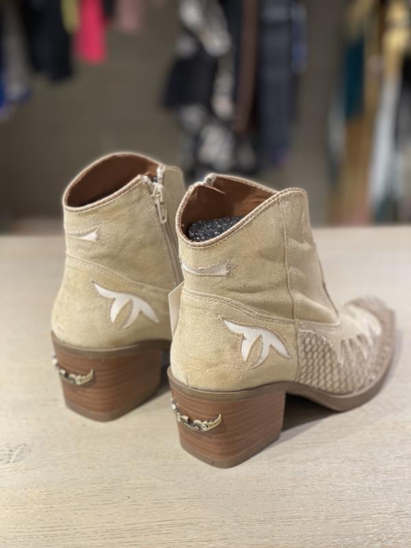 Botin Para Mujer Nemonic Acuario Gold Platino