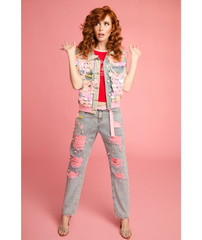 JEANS BOLITAS ROSA BARILOCHE LE CRUEL