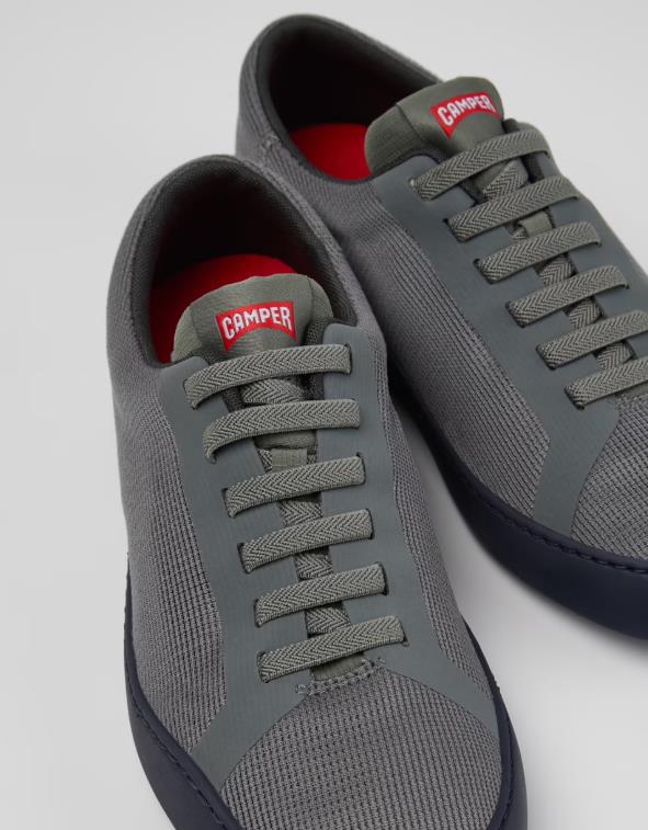 CAMPER PEU Sneakers técnicas y piel gris para hombre