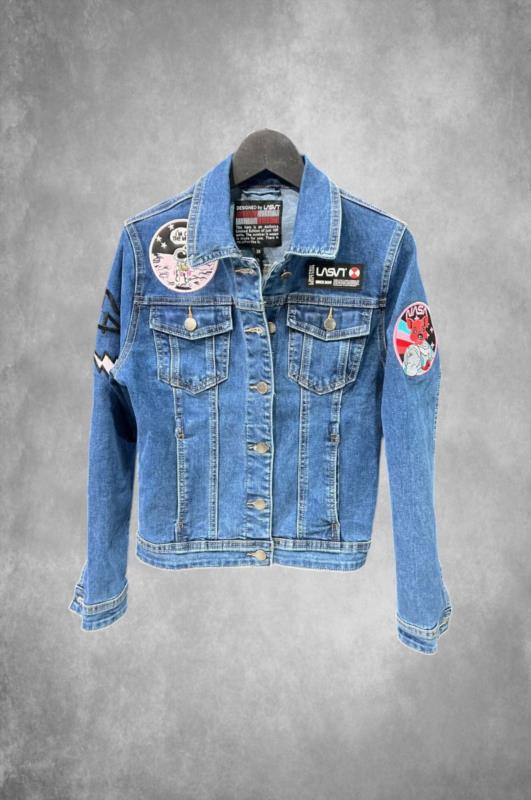 Cazadora denim de mujer LaSaL DRAGON azul
