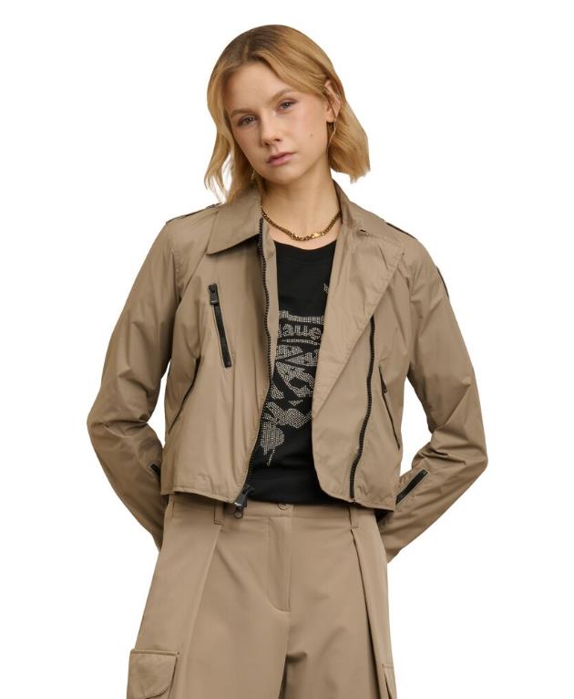 CHAQUETA DE CUERO DE NYLON ZAMORA PARA MUJER BLAUER