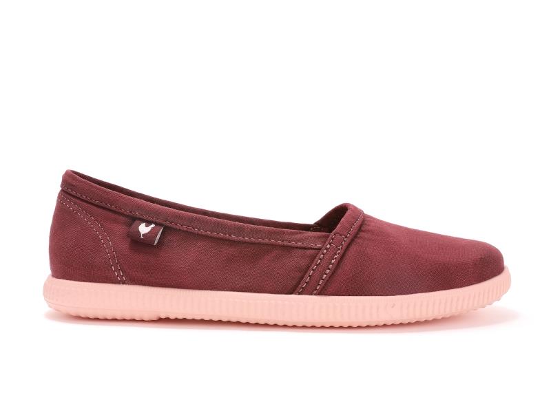 WALK IN PITAS MUJER CAMPING BURDEOS