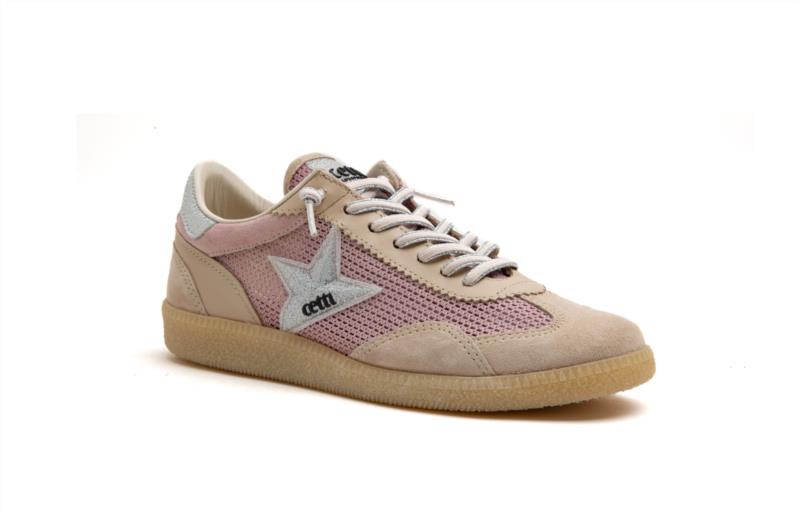 Deportiva Mujer CETTI  REJILLA OLD ROSE