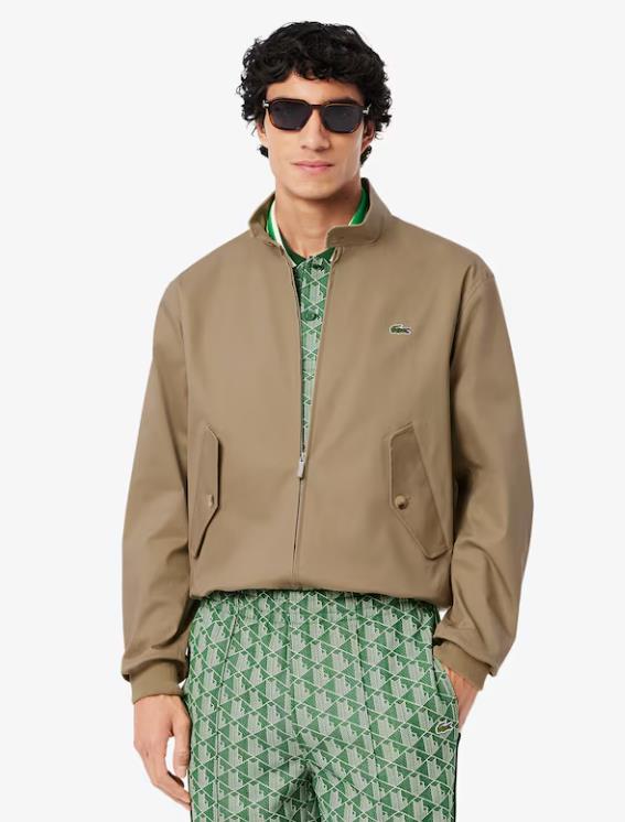 Chaqueta Harrington de sarga hidrófuga