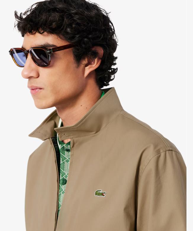 Chaqueta Harrington de sarga hidrófuga