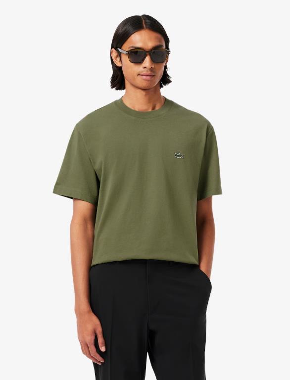 CAMISETA LACOSTE ALGODON VERDE