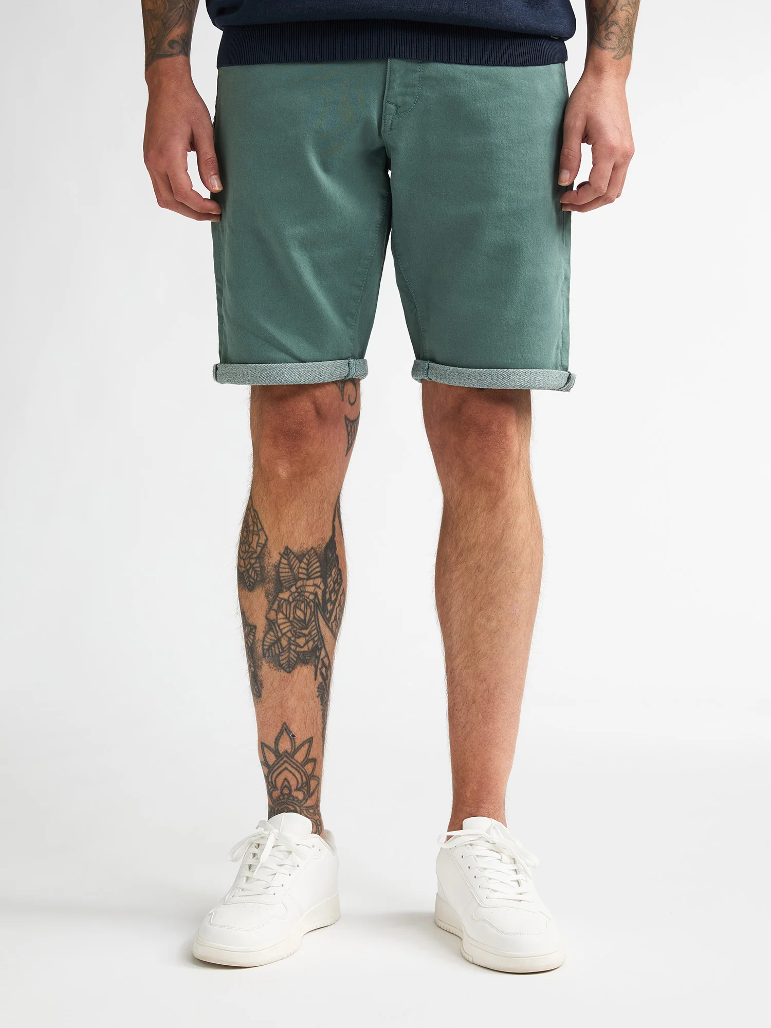  Pantalones Cortos de Mezclilla Coloreados Jackson Coconut Green