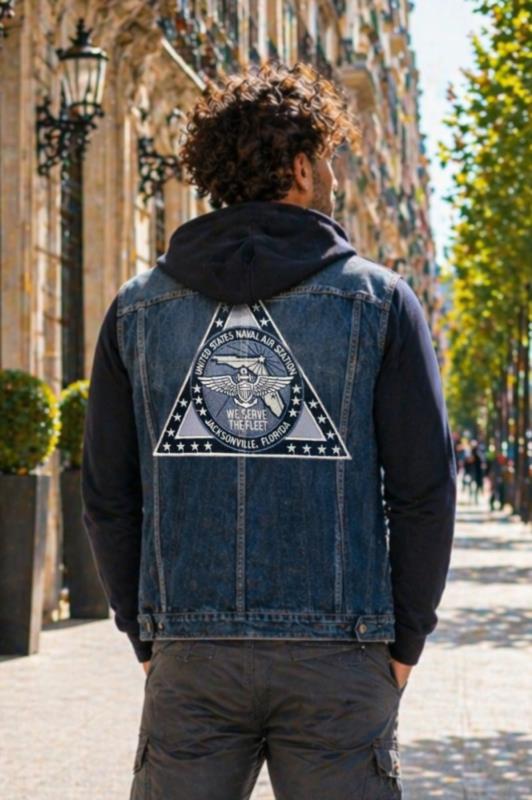 Cazadora vaquera de hombre LaSaL REVO azul