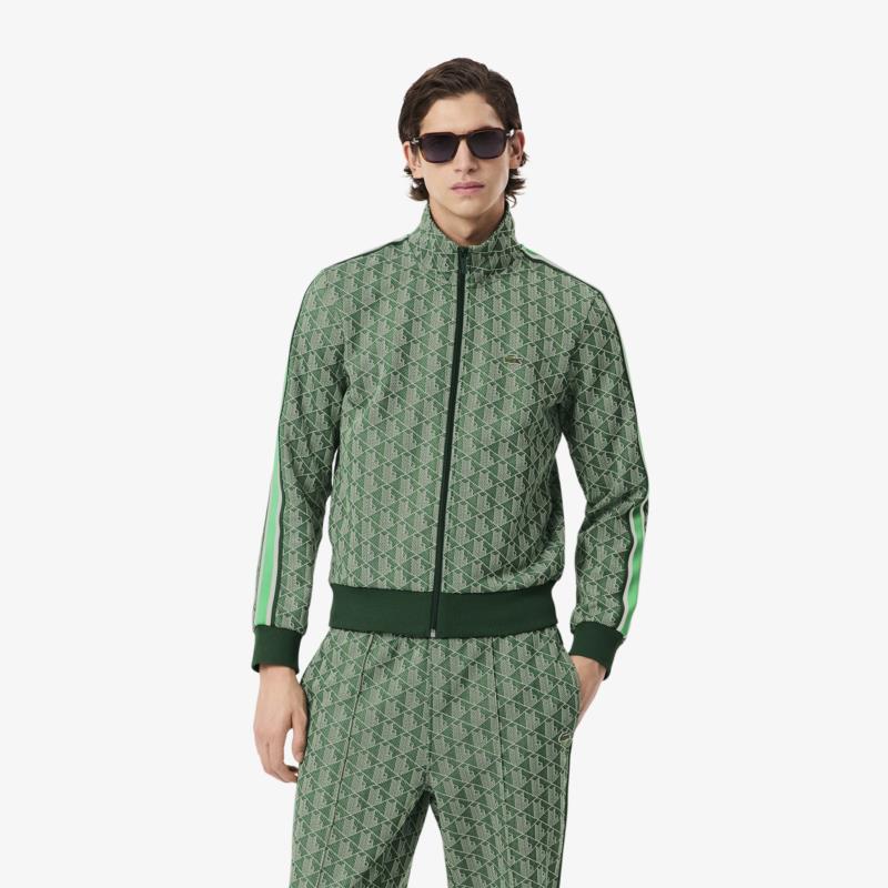 Chaqueta de chándal con cremallera de jacquard Paris LACOSTE