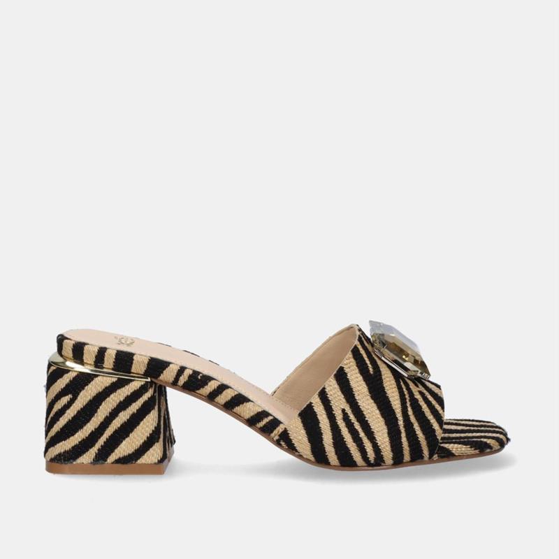 Sandalia Para Mujer EXÉ ZEBRA BLACK