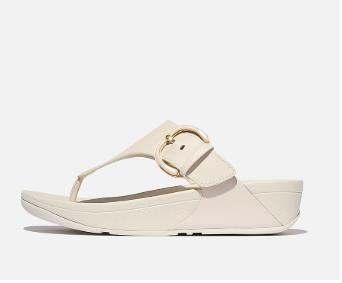 Sandalia FITFLOP W LULU RESIN BUCKLE BEIG