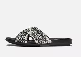 Sandalia FITFLOP W GRACIE WOVEN CROSS BLACK