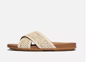 Sandalia FITFLOP W GRACIE WOVEN CROSS TAN
