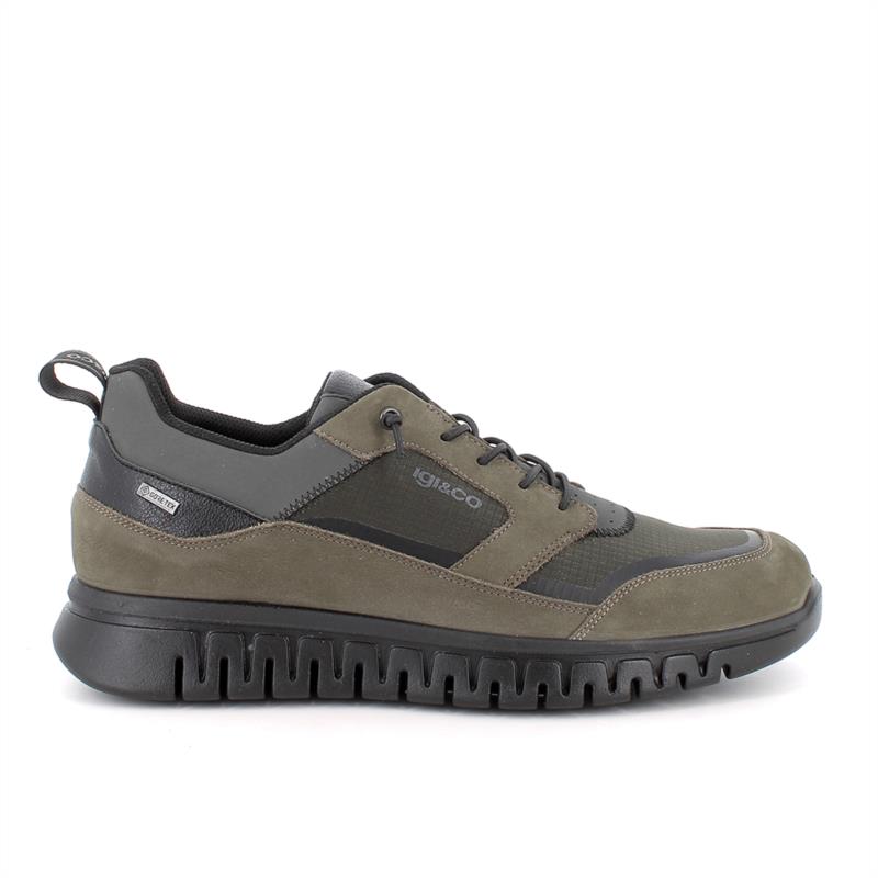Zapato deportivo con GORE-TEX® para hombre negro con cordones