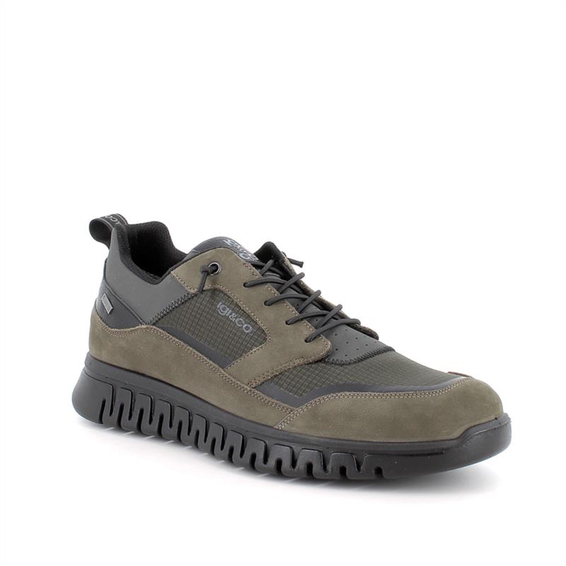 Zapato deportivo con GORE-TEX® para hombre negro con cordones