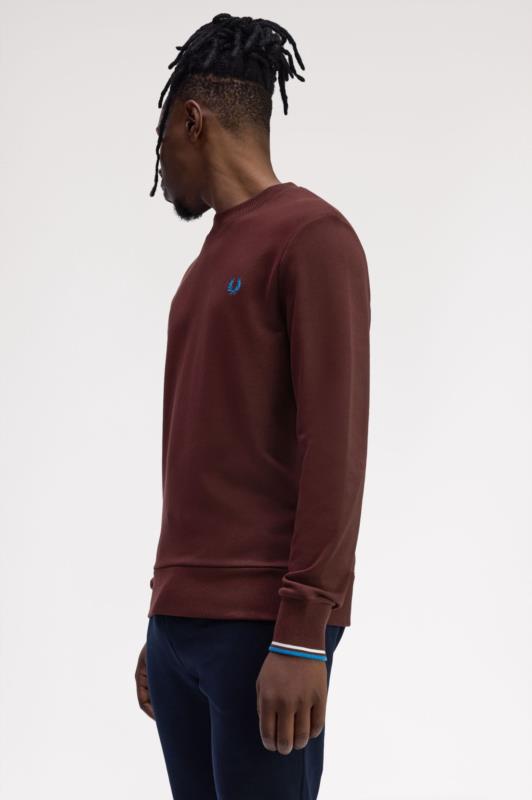 Sudadera FRED PERRY Con Cuello Redondo BURDEOS