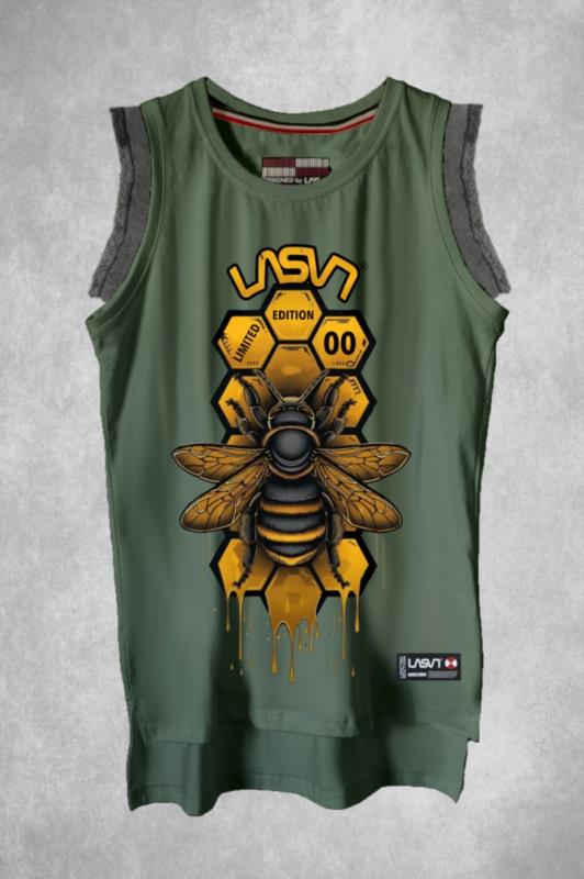 Camiseta de mujer LaSaL BEE KAKI