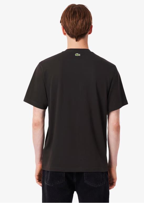 Camiseta LACOSTE de algodón estampada Marron