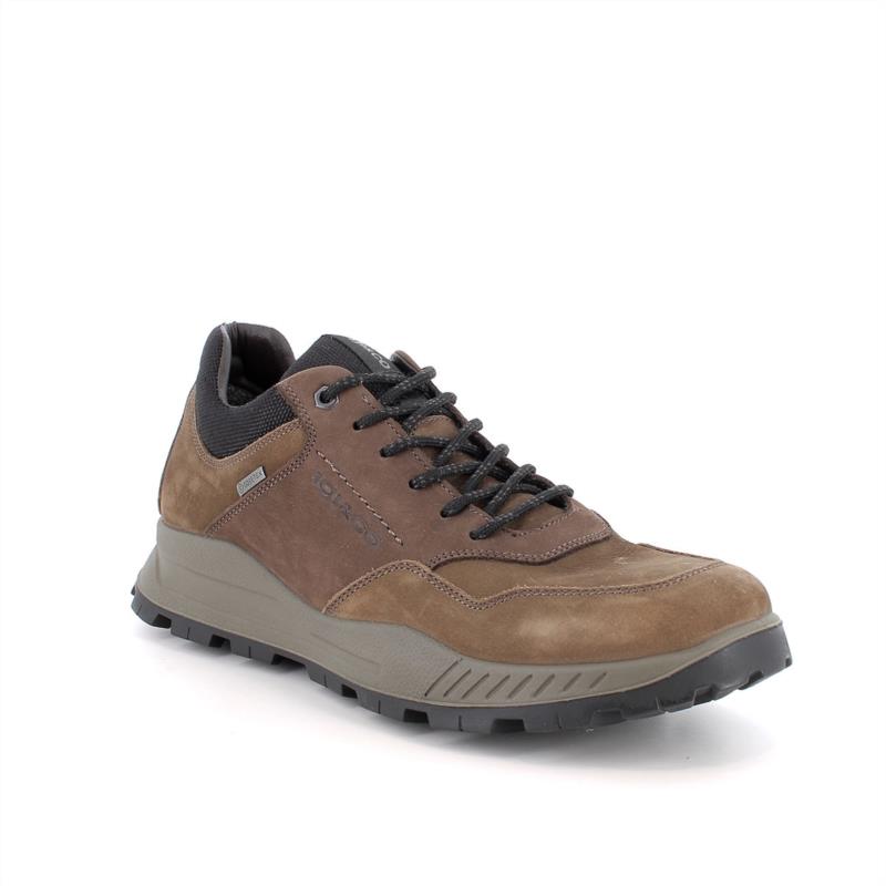 Zapato deportivo con GORE-TEX® para hombre marron con cordones