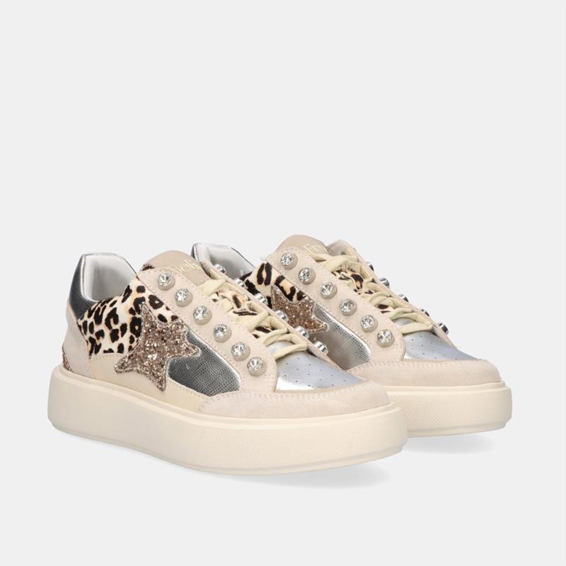 ZAPATILLAS EXÉ ESTILO CASUAL CH3595A-61 LEOPARD NATURAL