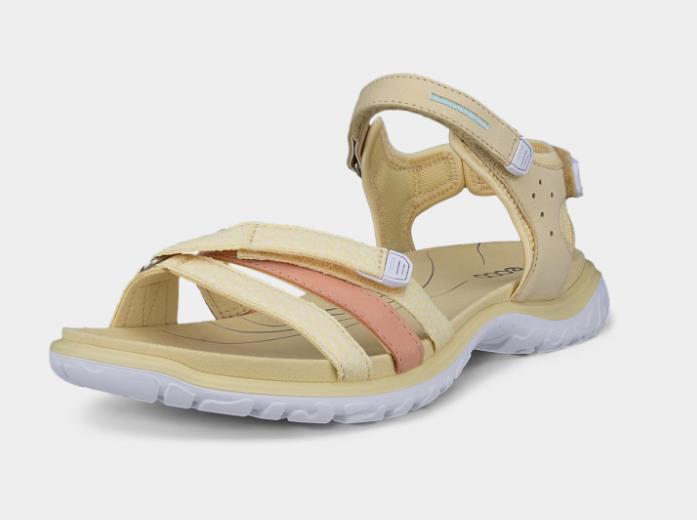Sandalias con dos tiras de nobuk para mujer ECCO offroad roam w