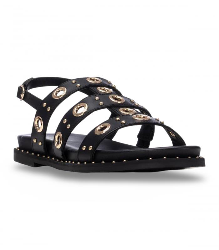 Sandalia Mujer CARMELA PIEL NEGRO