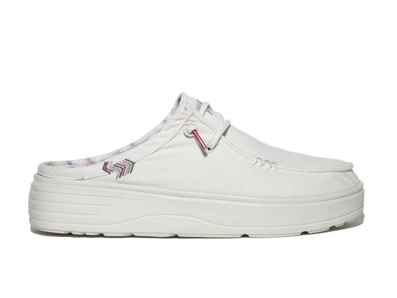 ZUECO PARA MUJER WALK IN PITAS CAPARICA BLANCO