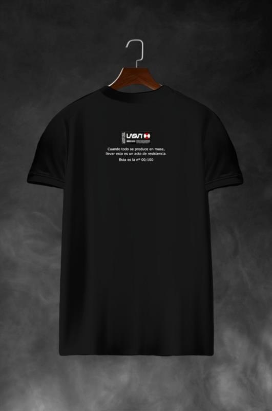 Camiseta de hombre LaSaL TEXAS negro