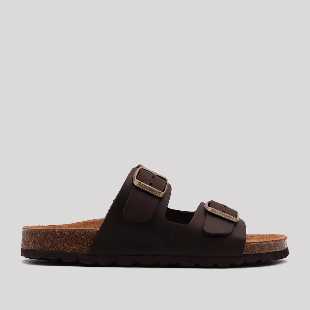 SANDALIA BIO MUJER PIEL CHOCO