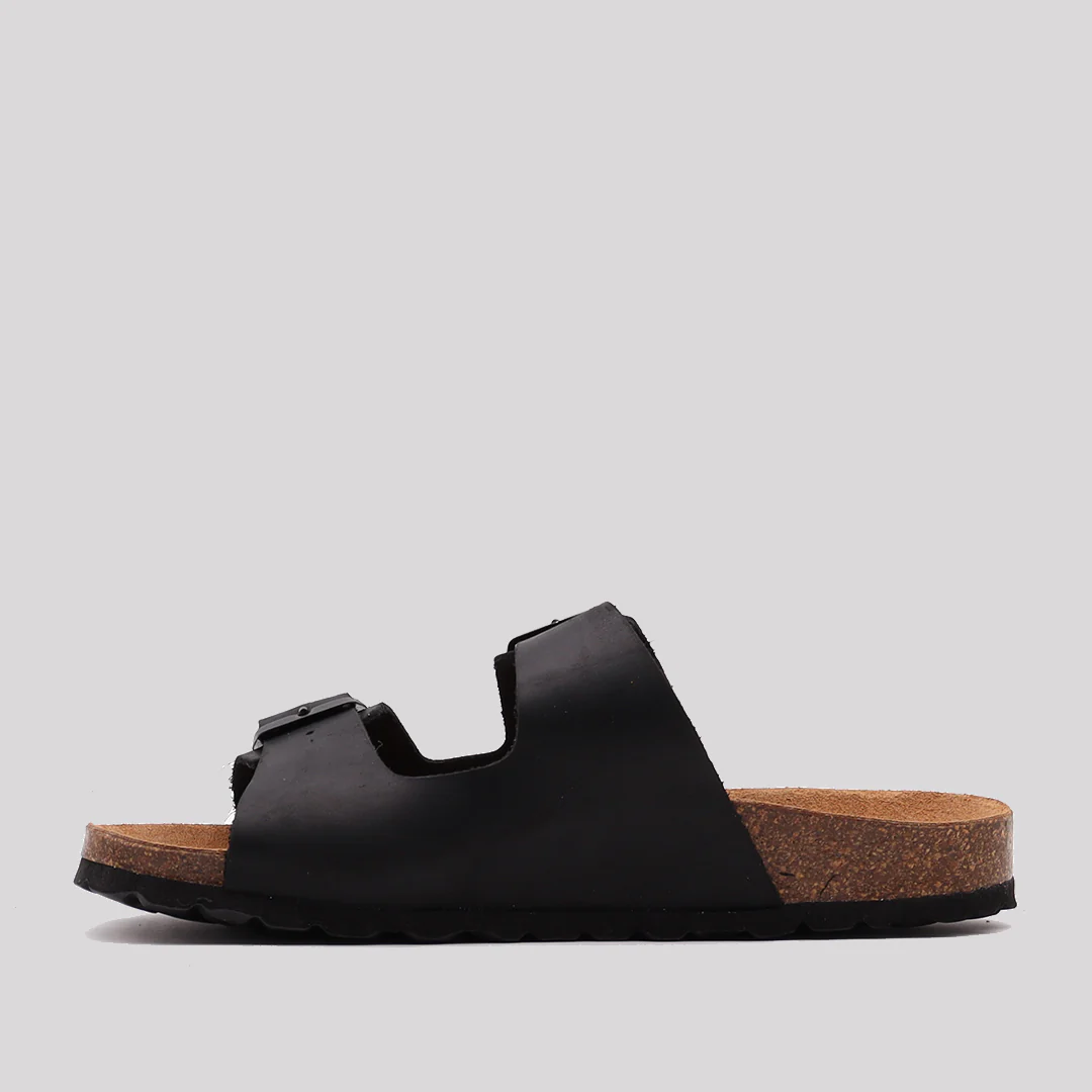 SANDALIA BIO MUJER PIEL NEGRO