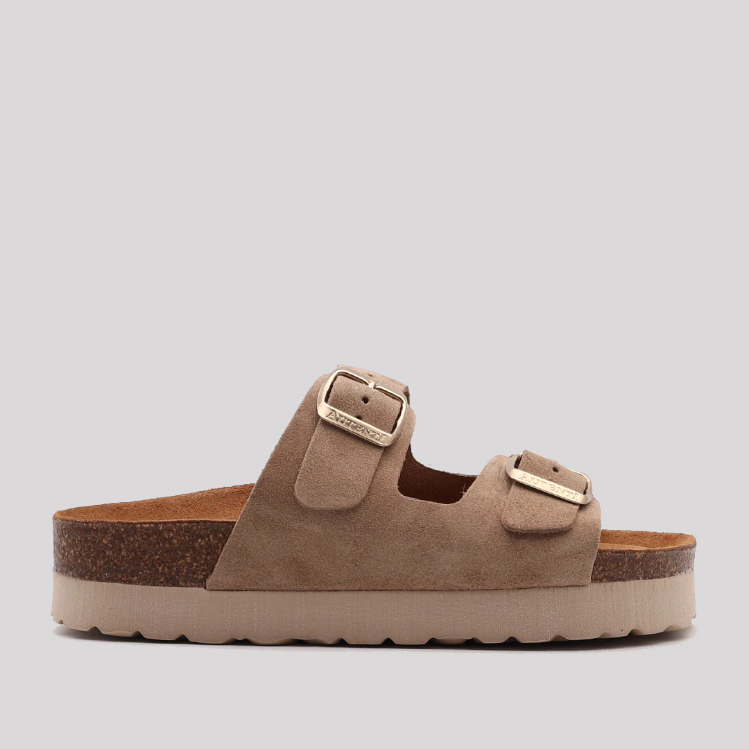 SANDALIA BIO PLATAFORMA MUJER SERRAJE TOPO