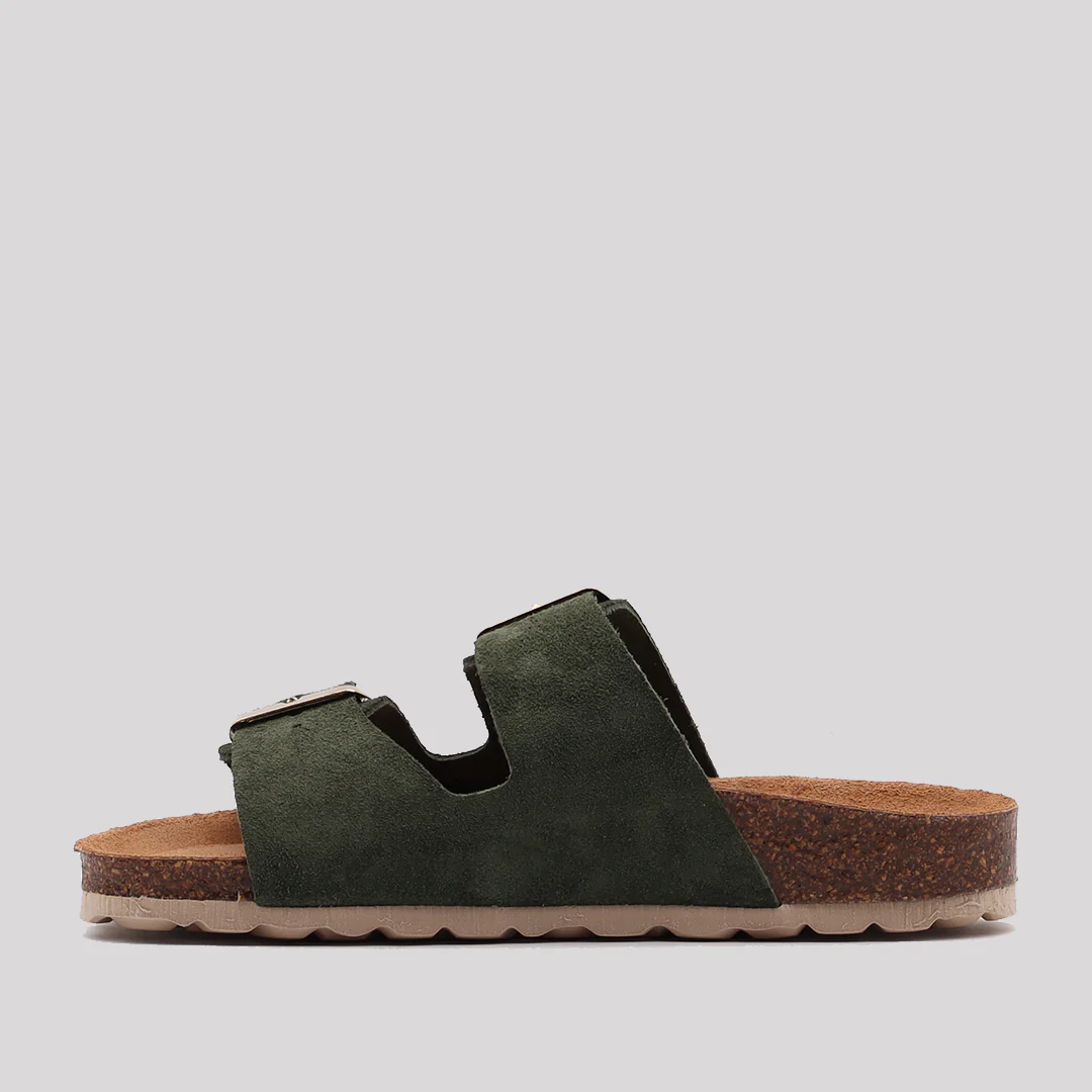 SANDALIA BIO MUJER SERRAJE VERDE