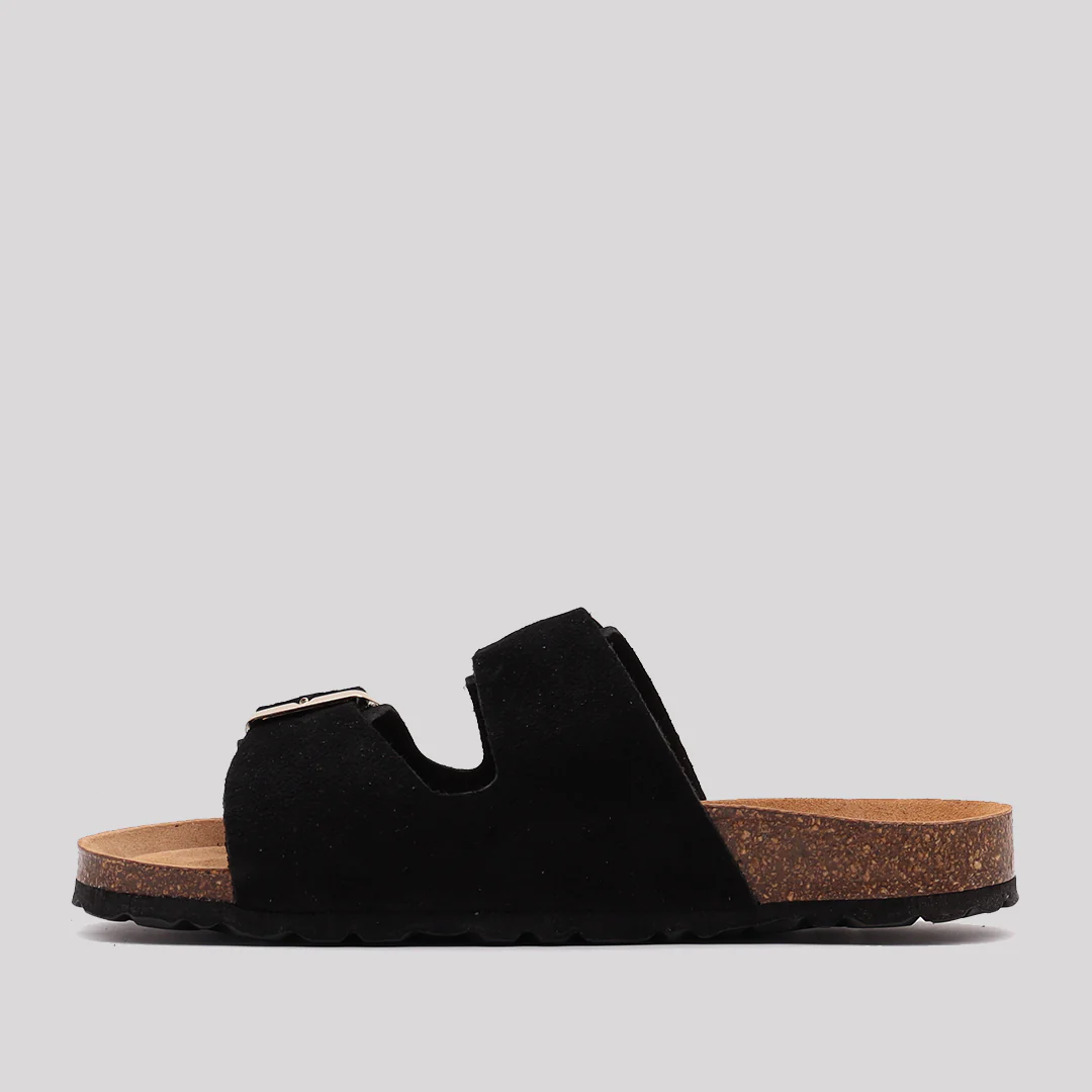 SANDALIA BIO MUJER SERRAJE NEGRO