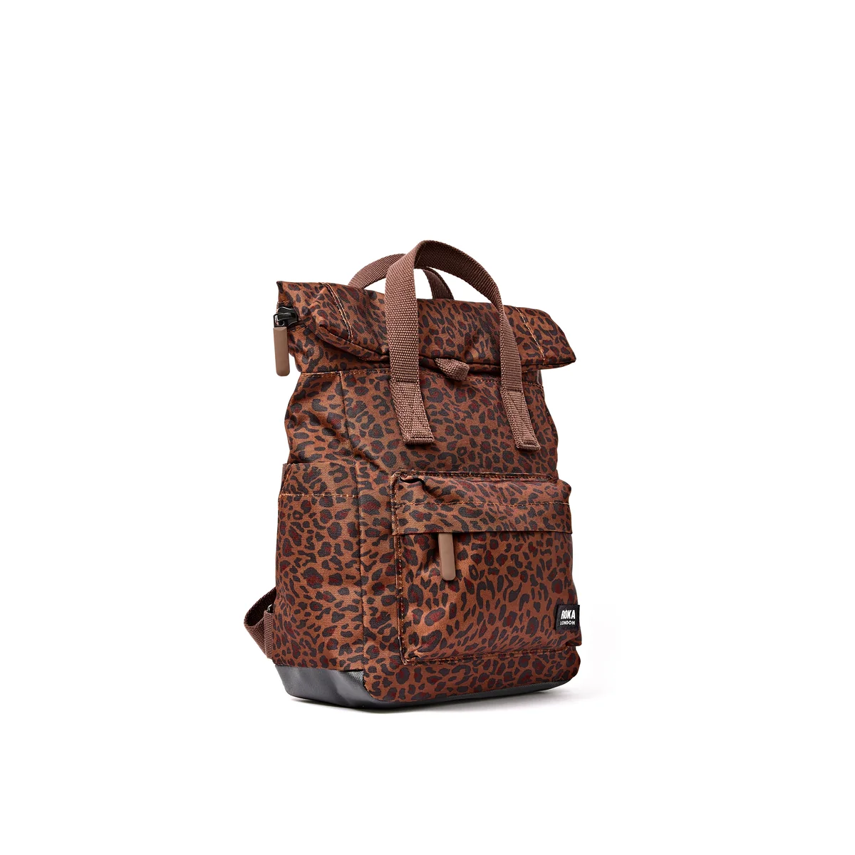 Mochila Canfield Roll Top en estampado de leopardo pequeño