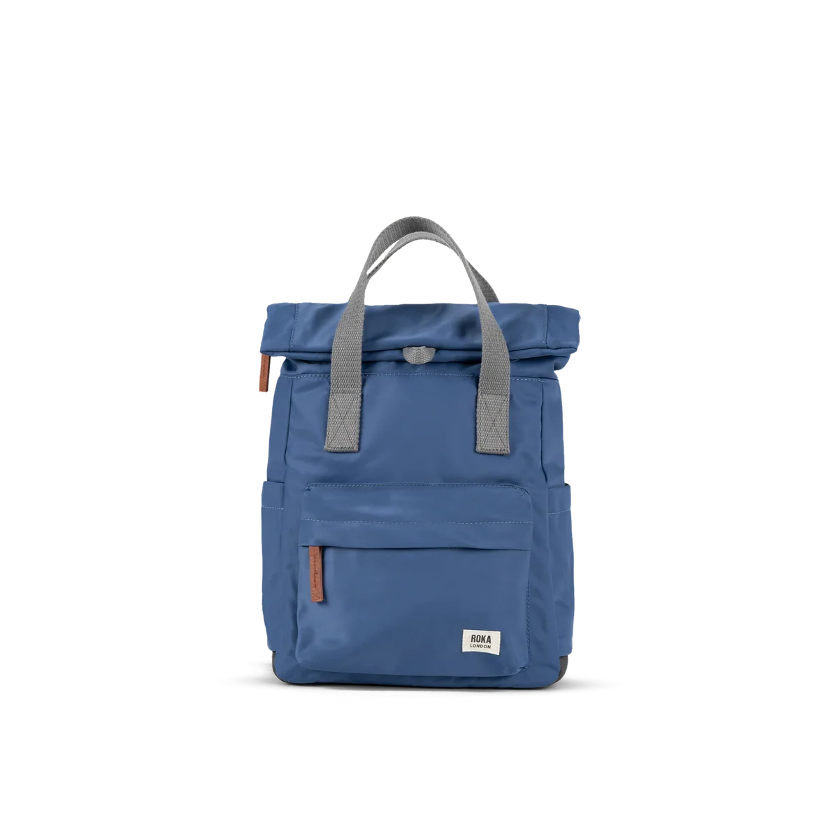 Mochila Canfield Roll Top en color azul quemado
