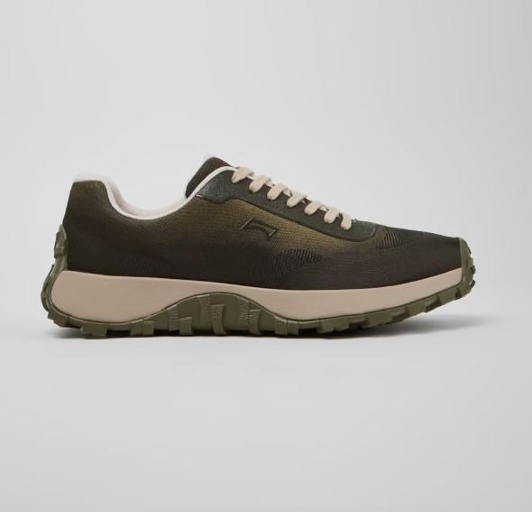 Drift Trail Zapatillas verdes de materiales técnicos de PET reciclado para hombre.
