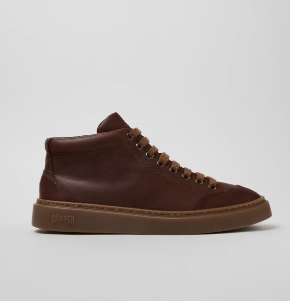 Runner Twentyfive Zapatillas de piel marrones para hombre