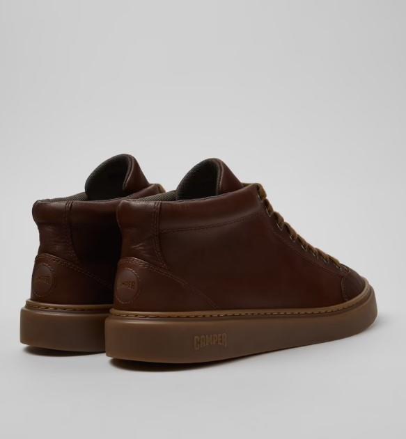 Runner Twentyfive Zapatillas de piel marrones para hombre