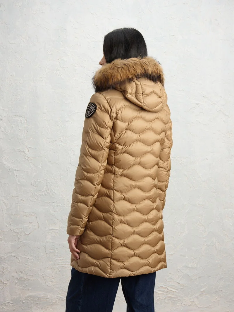 CHAQUETA BLAUER LARGA DE PLUMÍFERO LYNEL CAMEL